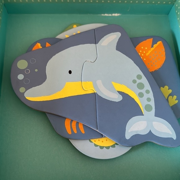 Usborne First Jigsaw Under The Sea Two Piece Puzzles 8 Sets - Picture 5 of 10